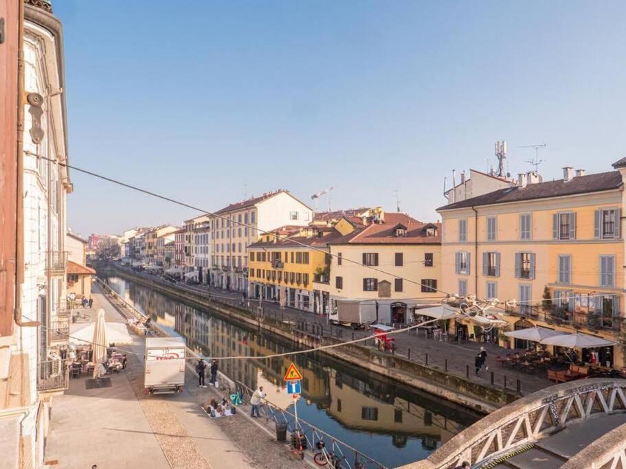 Romantic Flat On Navigli River By Easylife Милан Экстерьер фото